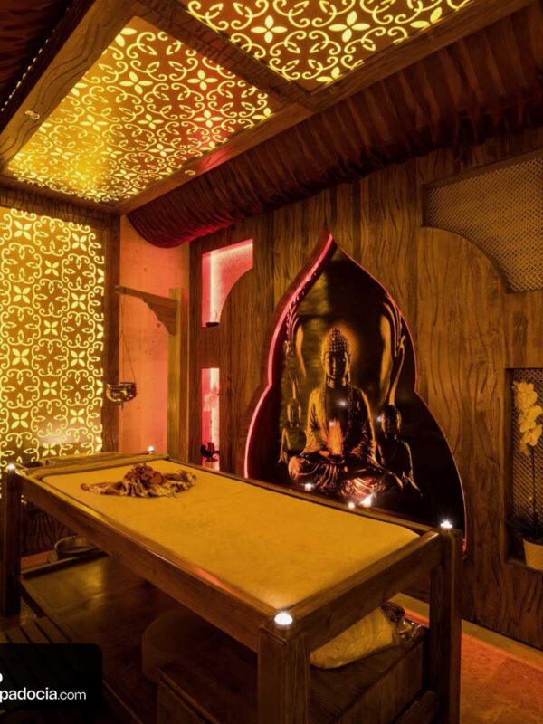 Traditional scrub and foam massage in Cappadocia Turkish bath