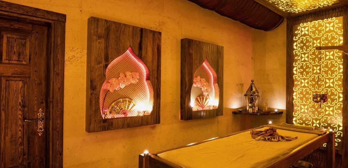Cappadocia spa relaxation room for massage therapy