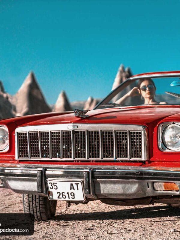 Cappadocia vintage car photoshoot