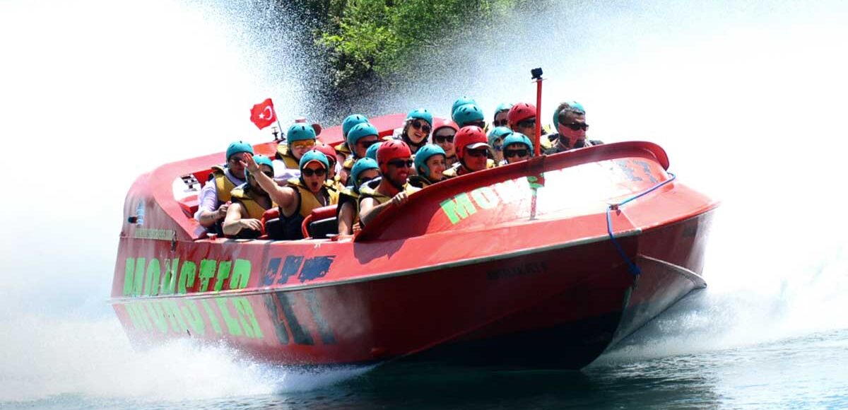 Jet boat ride at CappaPark Cappadocia Adventure Park
