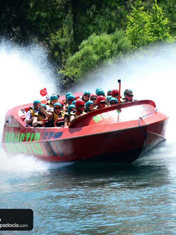 Jet boat ride at CappaPark Cappadocia Adventure Park
