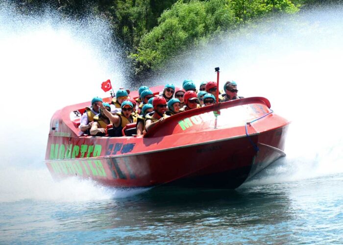 Jet boat ride at CappaPark Cappadocia Adventure Park
