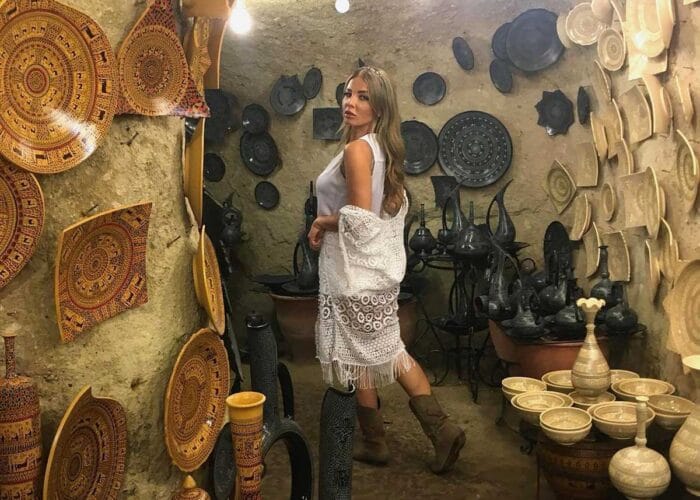 卡帕多西亚陶瓷工作室的土耳其传统陶艺设计