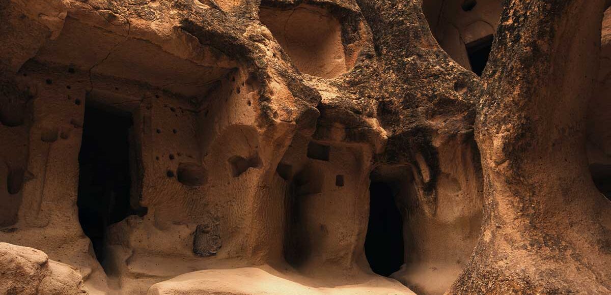 Pasabagi Monks Valley fairy chimneys in Cappadocia Turkey